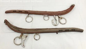 Collar/arnés de caballo vintage de madera y metal Hames - Imagen 1 de 8