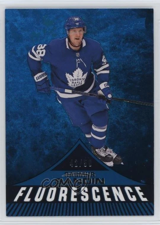 2019-20 Upper Deck Fluorescence Blue /50 Rasmus Sandin #F-31 Rookie RC - Image 1 of 2