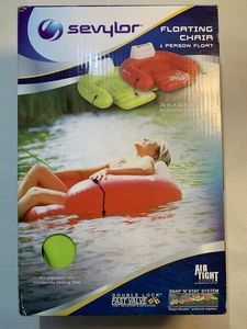 Sevylor Inflatable Floating Chair 2012 Lime Green Water Lounger NIB - Picture 1 of 8