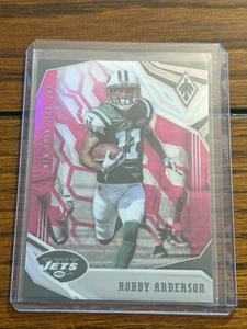 Robby Anderson 110/199 2018 Phoenix Pink Prizm #74 Jets - Bild 1 von 2