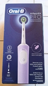 Oral-B Vitality Pro Elektrische Zahnbürste, 3 Putzmodi und Timer, Lila, neu&ovp - Bild 1 von 6