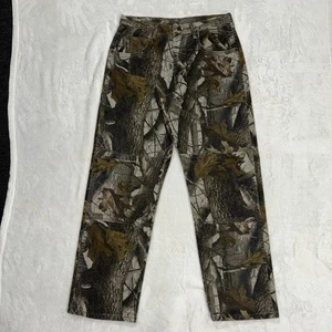 Vintage Wrangler Realtree Camo Pants Pro Gear Hardwoods Camouflage Hunting 34x32 - Picture 1 of 10