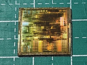 Cyrix 6x86 CPU Die IC Chip Płytka silikonowa Vintage Rzadka - Zdjęcie 1 z 6