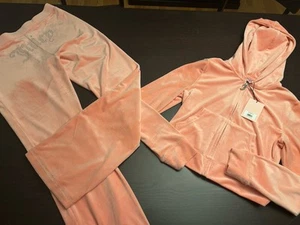 NWT Juicy Couture Velour Strawberry Ice Track Suit sweatsuit size Medium women - Picture 1 of 7