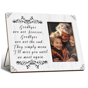 Memory Gifts for Loss Loved Ones, Memorial Picture Frame 4x6, Sympathy Gifts - Picture 1 of 7