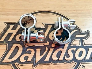 Used Harley-Davidson Engine Guard Footpeg Mounting Kit Chrome 50964-98 - Picture 1 of 7