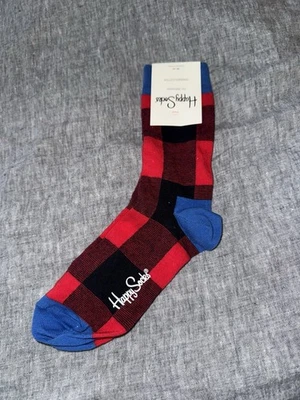 MEIAS HAPPY XADREZ XADREZ XADREZ FEMININAS AUTÊNTICAS NOVAS COM ETIQUETAS TAMANHO 36-40 - Imagem 1 de 2