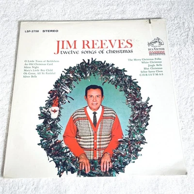 Jim Reeves "Twelve Songs of Christmas" 1963 Country LP, SEALED!,on RCA #LSP-2758 - Imagem 1 de 2