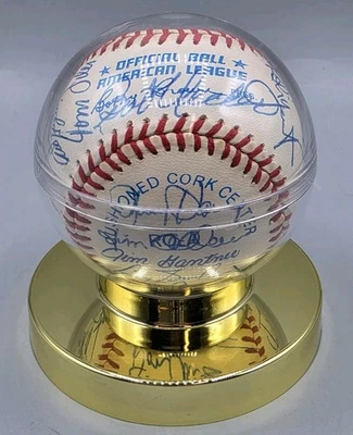 1988 Milwaukee Brewers Team Autographed Baseball, 26 Signatures, Yount, Molitor  - Image 1 of 4