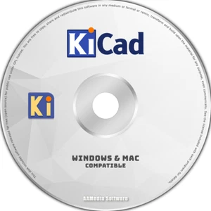 KiCad - CAD Schematic Electrical Drawing Design 2D 3D Software DVD - Afbeelding 1 van 6