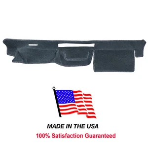 Gray Carpet Dash Mat Compatible with 1997-2002 Jeep Wrangler Dash Cover USA MADE - Picture 1 of 11
