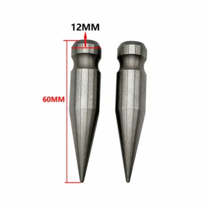 2pcs Swiss-Style Tip M6 Thread Mini Adapter For Leic*a Type Prism Total Station - Picture 1 of 6