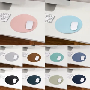 Rund Mauspad Für Computer PC Laptop Rutschfest Tisch Gummi Matte↑ - Bild 1 von 22