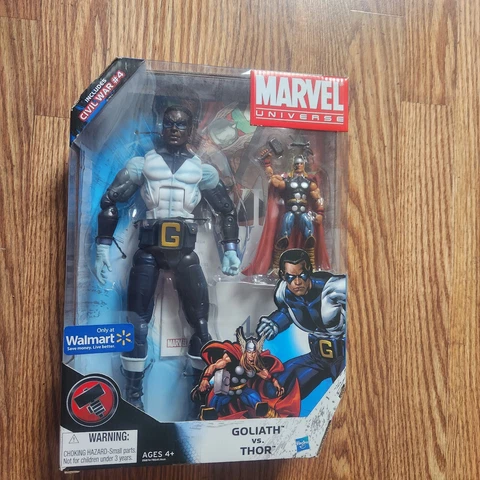 Goliath vs Thor Marvel Universe 3.75" Series Figure Set New NIB 2010 Walmart Cover