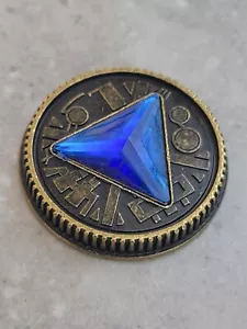 Legacy BLUE ZEO CRYSTAL Power Coin-Weathered Made for Legacy Ranger Morpher - Picture 1 of 6