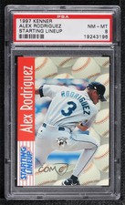 1997 Starting Lineup Cards Alex Rodriguez (Fielding) #3.2 PSA 8