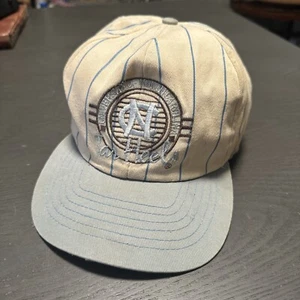 Vintage 90s UNC North Carolina Tar Heels Logo Front Row Snapback Hat Cap NCAA - Picture 1 of 9