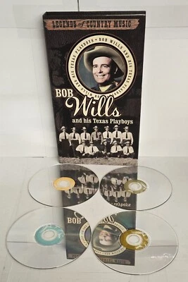 Legends Of Country Music: Bob Wills & His Texas Playboys (4 CDs, 2006) BOX SET - Image 1 of 4