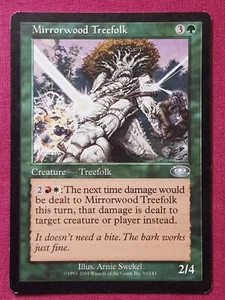 Magic The Gathering PLANESHIFT MIRRORWOOD TREEFOLK tarjeta verde Magic The Gathering - Imagen 1 de 2