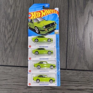 Hot Wheels Ford Escort RS2000 Green #23 Mainline 2024 Case A Lot Of 4 Non Super - Picture 1 of 3