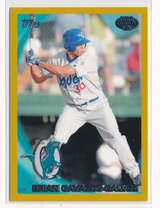 2010 Topps Pro Debut Gold Baseball Card /50 Brian Cavazos-Galvez #152 Raptors