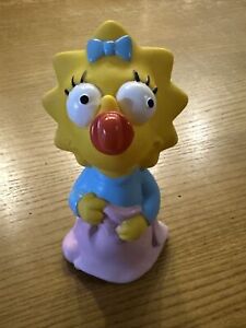 Vtg 1990 ARCO The Simpsons MAGGIE SIMPSON WATER SQUIRTER Groening RARE USED Mint