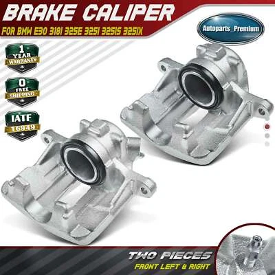 Pair Front Disc Brake Caliper for BMW E30 E36 318i 318is 325e 325i 325is 325ix - Image 1 of 4