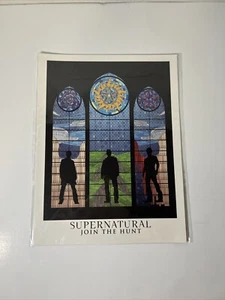 Supernatural New Culturefly Kunstdruck Dean Sam Crowley Buntglas 9x12 - Bild 1 von 4