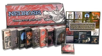 NEUROSIS - 9 cassettes in a custom box set lot plus discography magnet set Foto 1 de 4