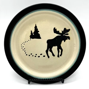 Plato de ensalada Bass Pro Shops Timberline Cabin White River Moose in the Woods 8" - Imagen 1 de 4