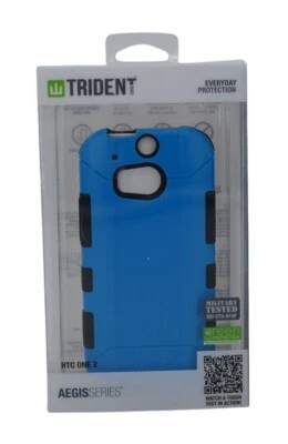 Trident Aegis Series Case for HTC One 2 – Blue, Military-Grade Protection - Image 1 of 4