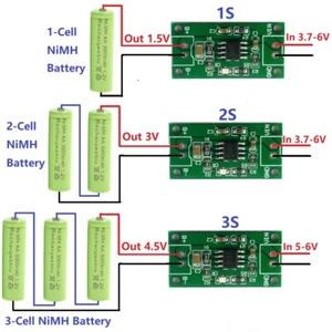 1A NiMH Rec1A NiMH Rechargeable Battery Charger Module 1.5V 3V 4.5V 5V for 1.2V - Picture 1 of 13