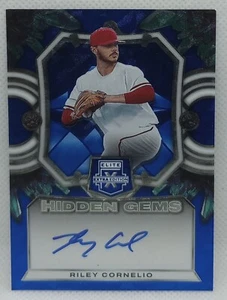 2023 Elite Extra Edition Riley Cornelio AUTO Hidden Gems WAS Nationals HG-RCN - Picture 1 of 2
