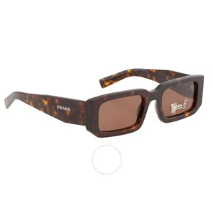 New Prada PR06YS 2AU8C1 Sunglasses Tortoise Frame Brown Lens 53mm - Picture 1 of 3