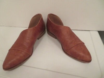 Botines Catherine Malandrino Cuero Coñac EE. UU. Talla 8 Stella Swan Marrón Tostado  Foto 1 de 4