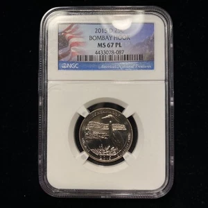 Bombay Hook NP 2015 D National Park Quarter NGC MS 67 PL Proof Like Rare - Picture 1 of 2