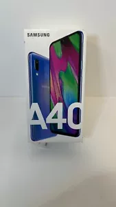Scatola Originale Samsung per Galaxy A40 Blu Blue 64Gb SM-A405FN/DS Usata - Imagen 1 de 2