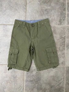 Gymboree Boys Size 6 Shorts Army Green Cargo NWT! Adjustable Waist/pockets - Picture 1 of 16