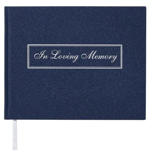 Funeral Guest Book For Memorial Service In Loving Memory Guest Book For Funeral - Picture 1 of 6
