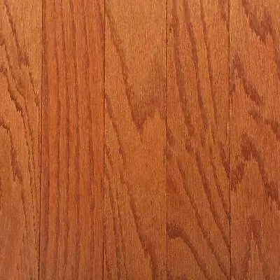 Bruce Hardwood Floor 3/8 in T x 3 in W x Varying Length Oak (31.5 sq. ft./case)