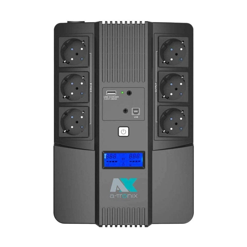 a-TroniX UPS Backup Socket 800VA Line-interactive USV 480W - Bild 1 von 1