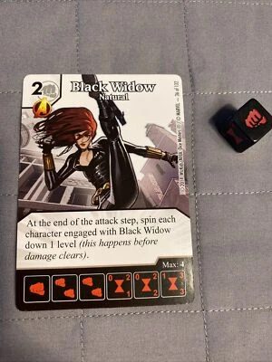 Карта и кости Marvel Dice Masters Black Widow 2014 - Изображение 1 из 3