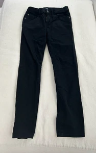 Gap kids boys' size 14 solid black skinny stretch denim adjustable waist pants - Picture 1 of 3