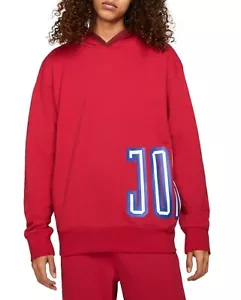 Nike Men's Air Jordan Sport DNA Fleece Pullover Hoodie Gym Red DA7724-687 MEDIUM - Picture 1 of 4