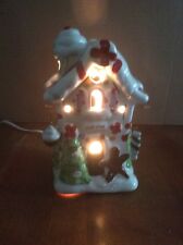 ELEMENTS Chistmas Village Ceramic CANDY STORE with Electric Light Up