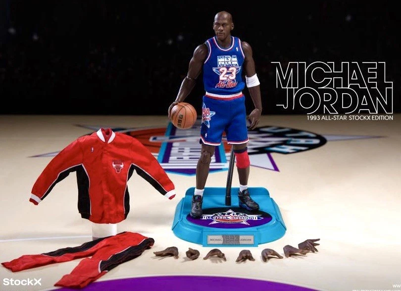 Figura 1/6 Obra Maestra NBA Michael Jordan 1993 All Star Limited Enterbay Nueva Foto 1 de 4
