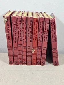 The Happy Hollister's 9er Set rote Hardcover Jerry West 50er Jahre Kinderbücher - Bild 1 von 24