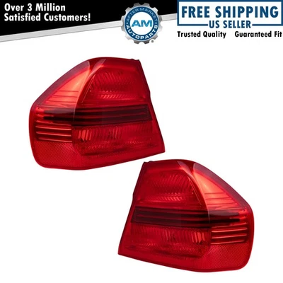 Conjunto de lanternas traseiras compatíveis com 2006 BMW 325i 2007-2008 328i 330i 335i - Imagem 1 de 4