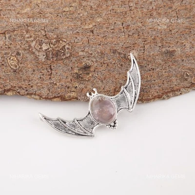 Ametrino Pietra Argento Sterling Sorella Halloween Regalo Artigianale Matrimonio - Immagine 1 di 4