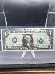 1969D STAR NOTE $1 DOLLAR BILL Phili (C) UNCIRCULATED - Picture 1 of 8